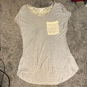 Light grey top
